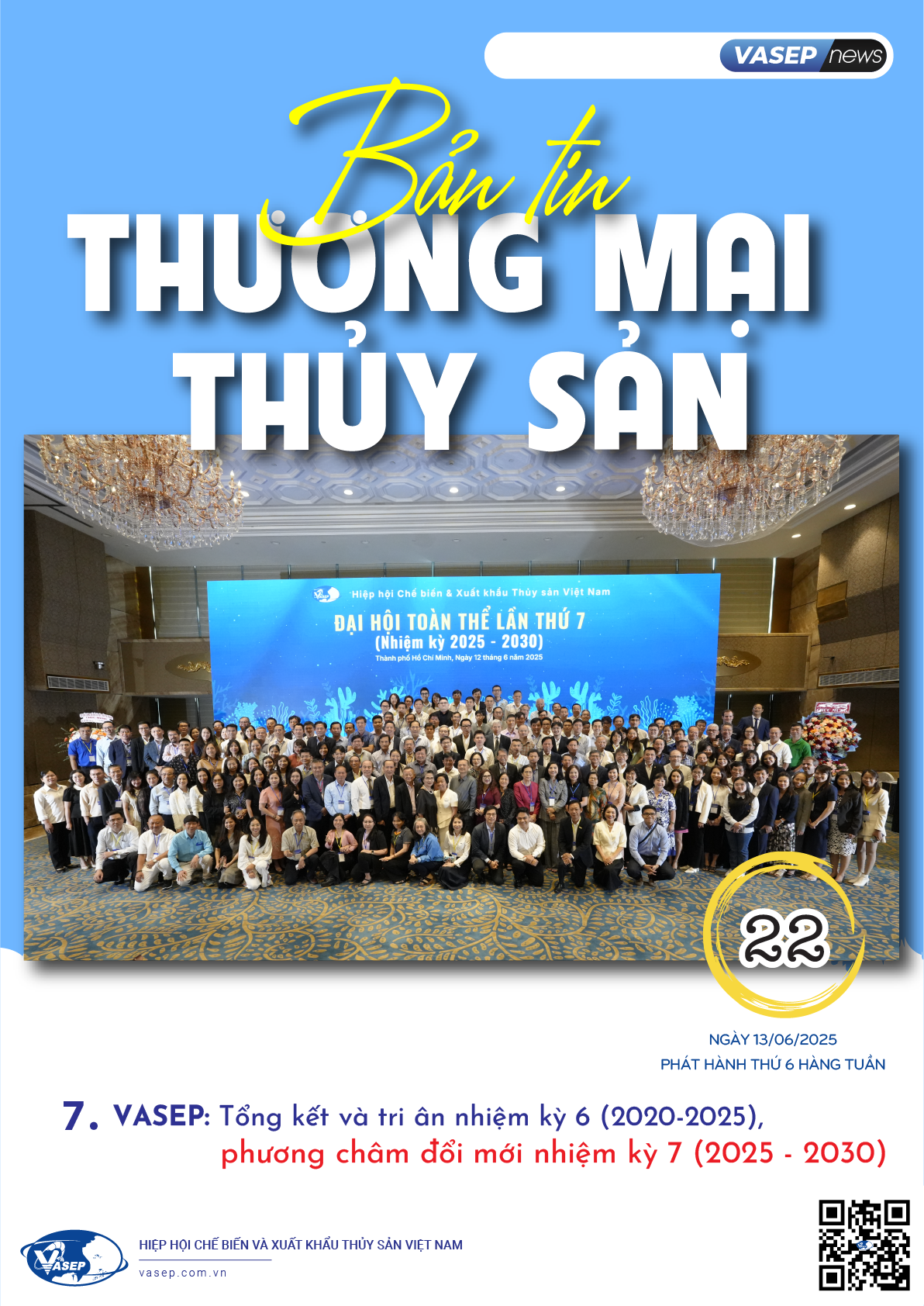 Bản tin tuần Thương mại Thủy sản số 22-2025